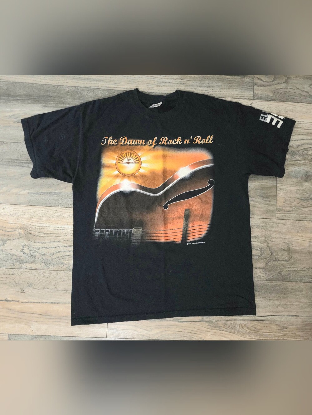 Sun Records-The Dawn of Rock 'n' Roll Graphic Tee - Black